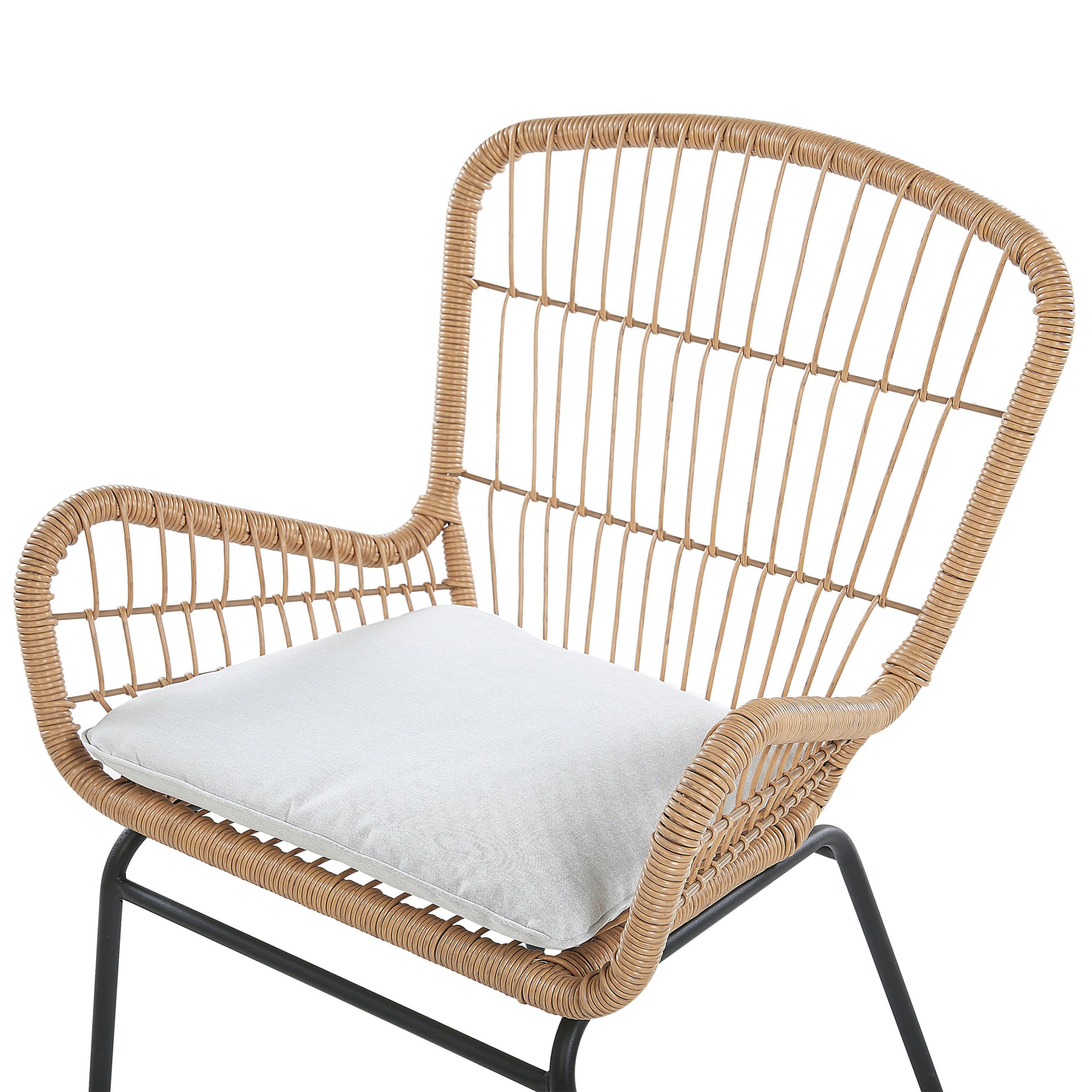 beliani-labico-balkonset-rattan-2-sitzer-tisch-hellgrau image 7