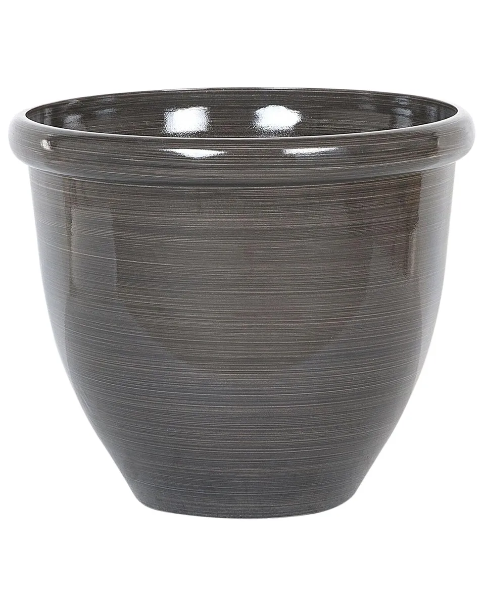 beliani-tesalia-blumentopf-braun-rund-40x40x34-cm-25-l image 1