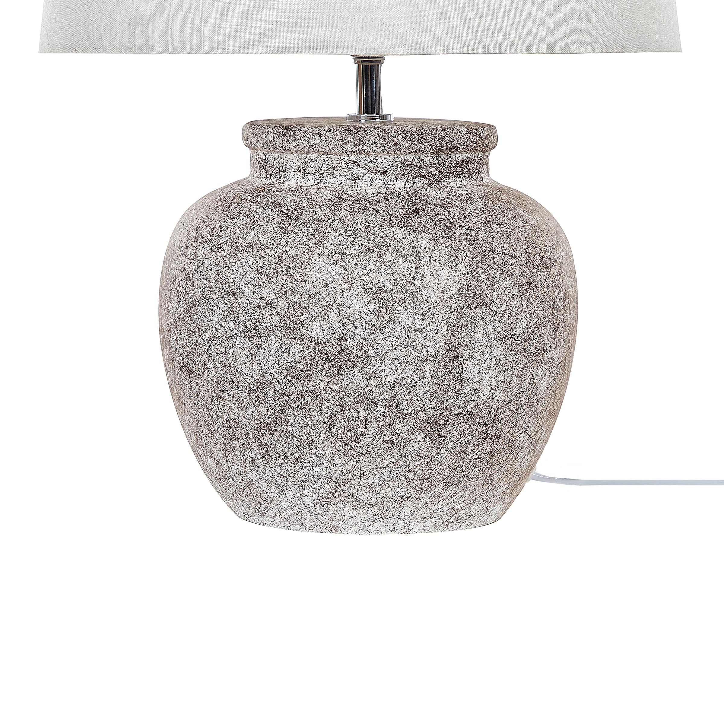 beliani-mareb-tischlampe-beige-keramik-47-cm-steinoptik image 7