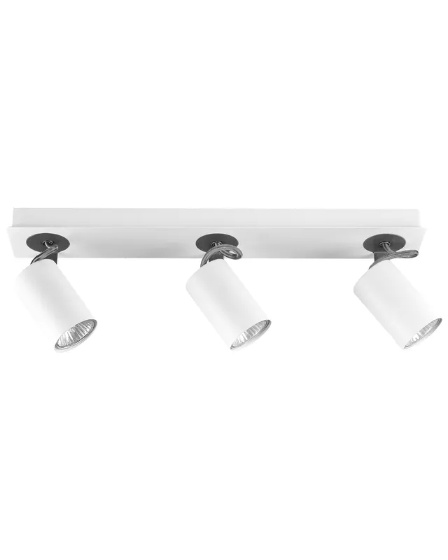 beliani-klip-deckenspot-3-flammig-wei-metall-schwenkbar image 1