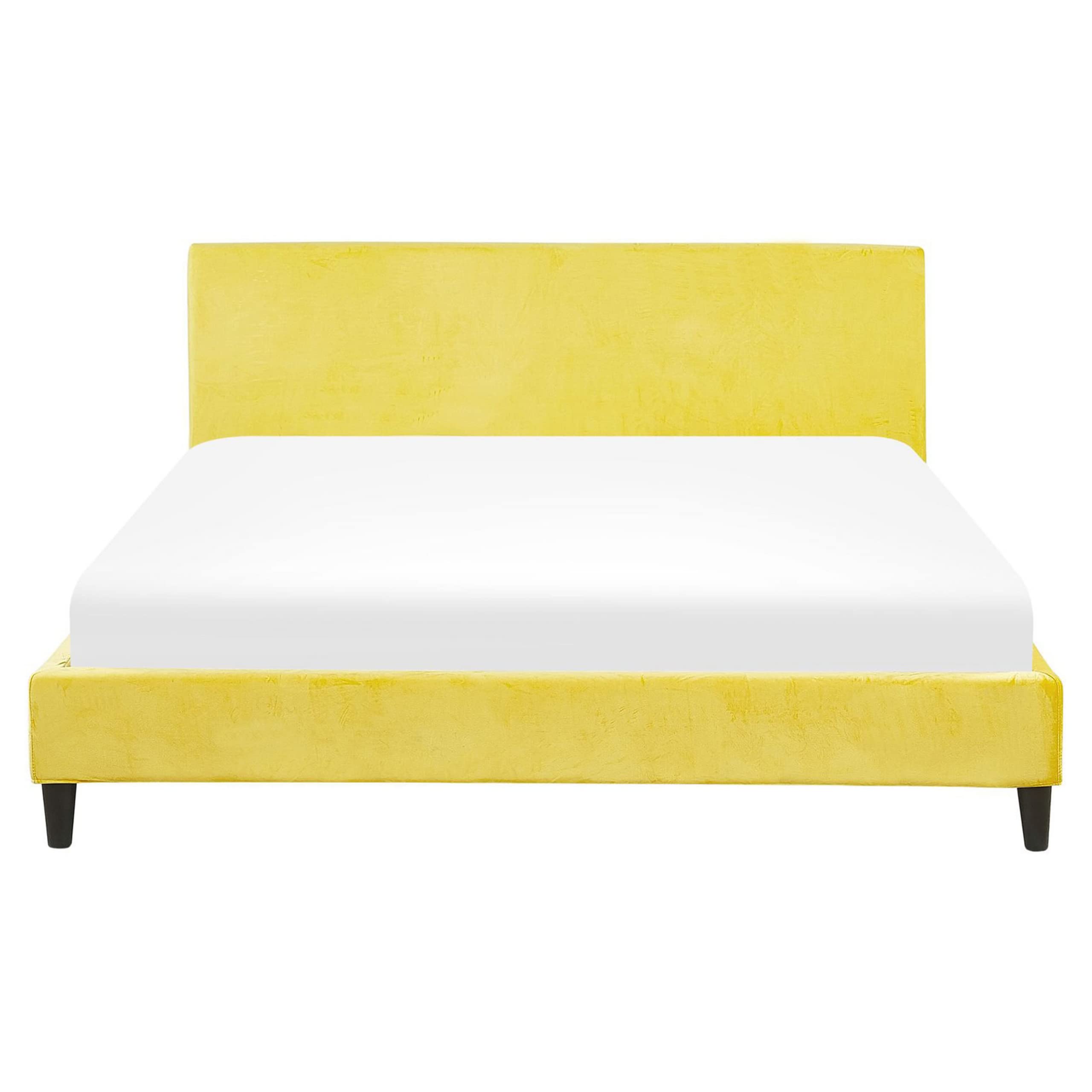 beliani-fitou-doppelbett-160x200-samt-gelb-abnehmbarer-bezug image 5