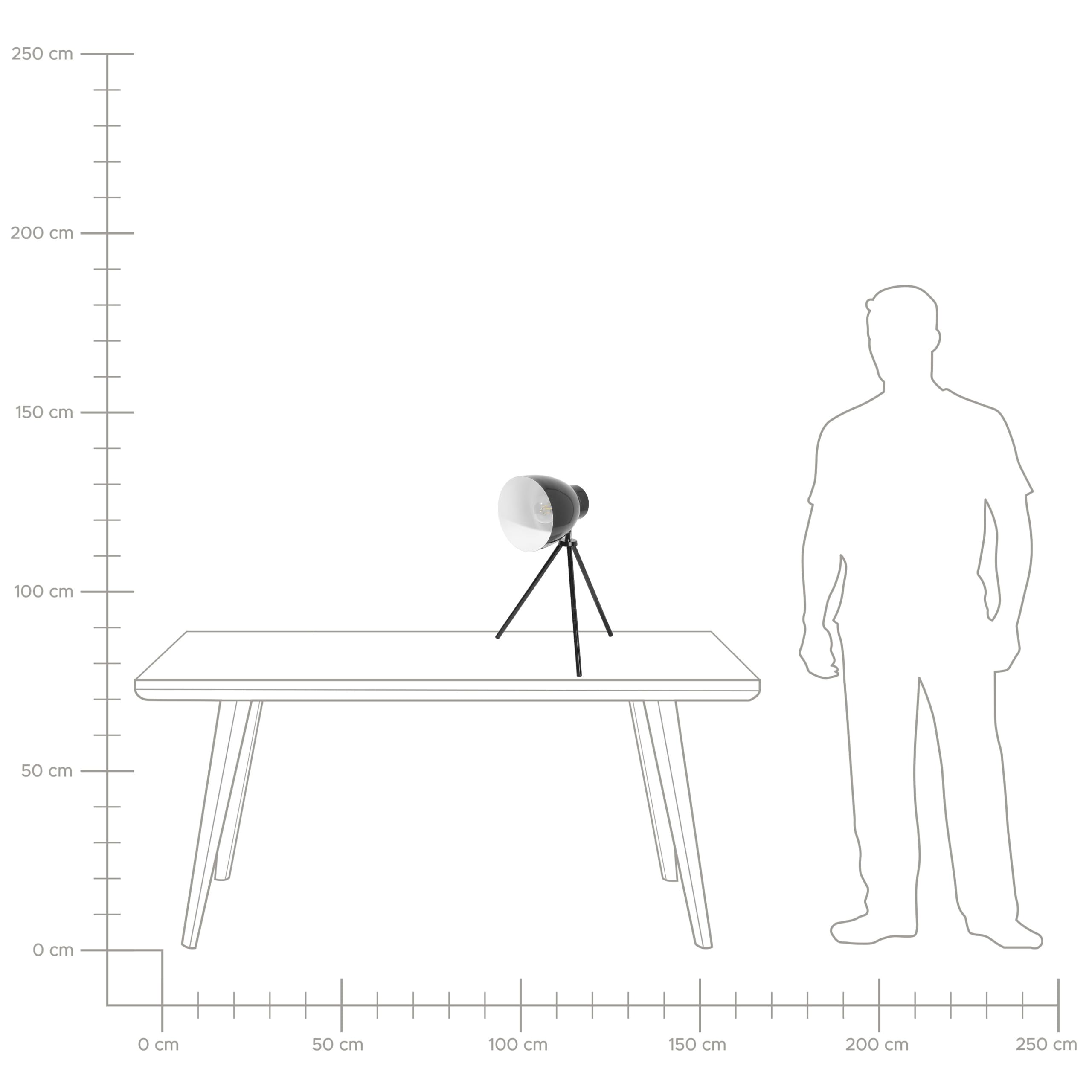 beliani-tamega-tischleuchte-schwarz-metall-e27-stativ image 6