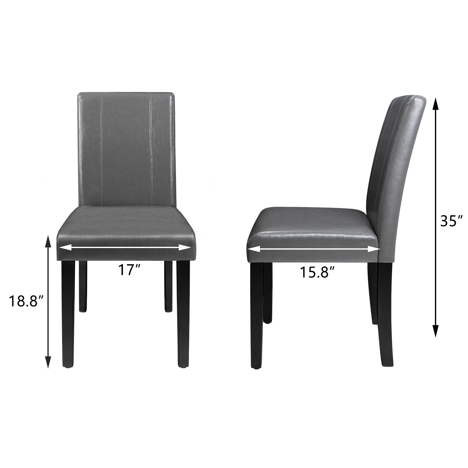 homall-modern-dining-chair-esszimmerstuhl-4er-set-beige-kunstleder image 7