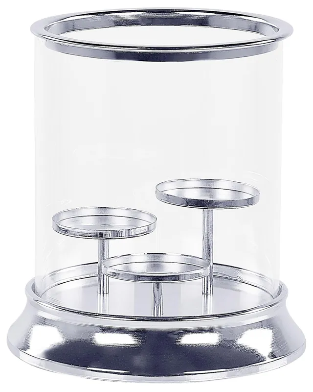 beliani-cilegon-kerzenhalter-silber-24-cm-3er-glamour image 1