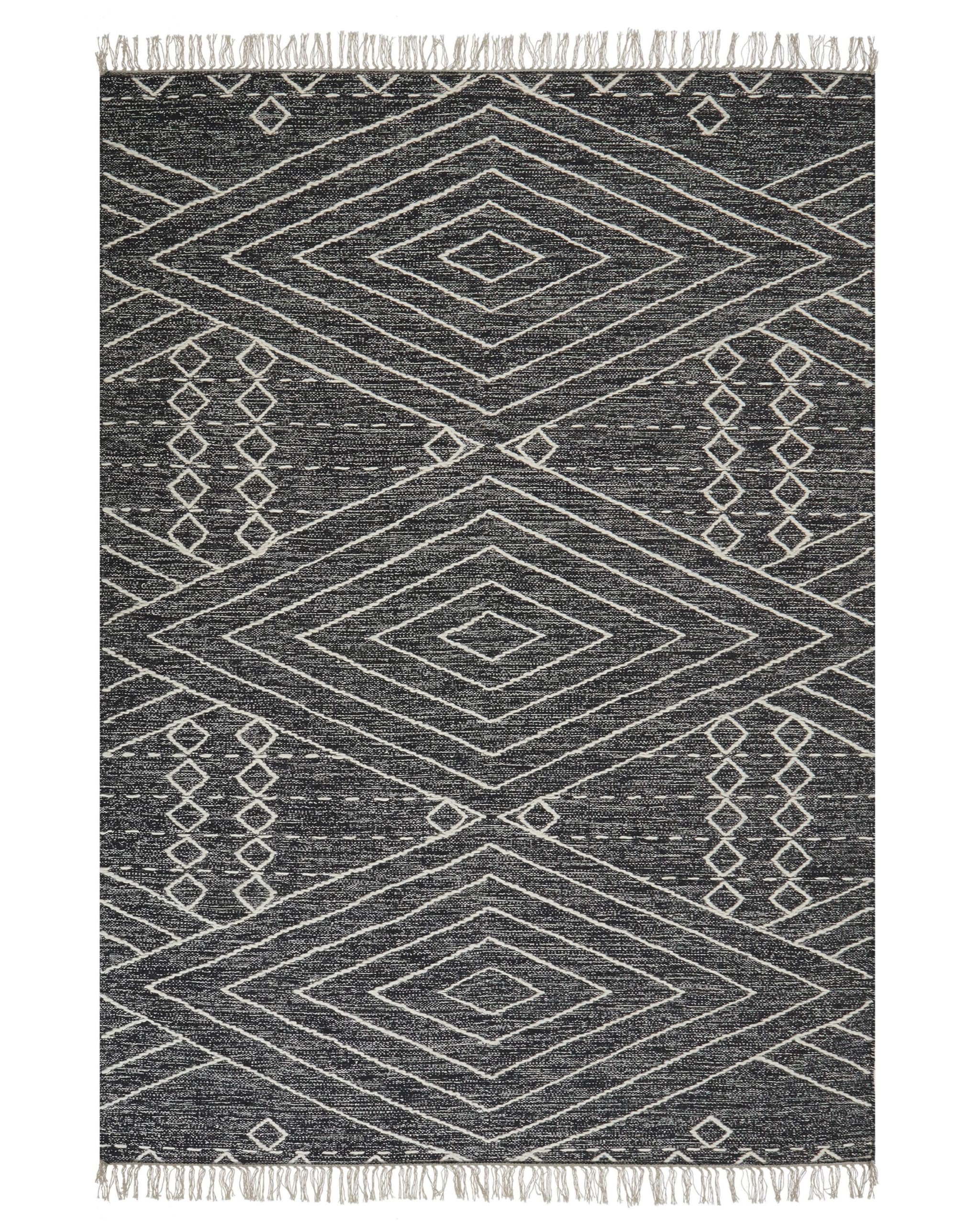 beliani-khenifra-teppich-80x150-hellgrau-geometrisch-baumwolle image 7