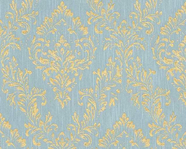 a-s-cr-ation-architects-paper-30659-5-vliestapete-blau-gr-n-ornament image 1