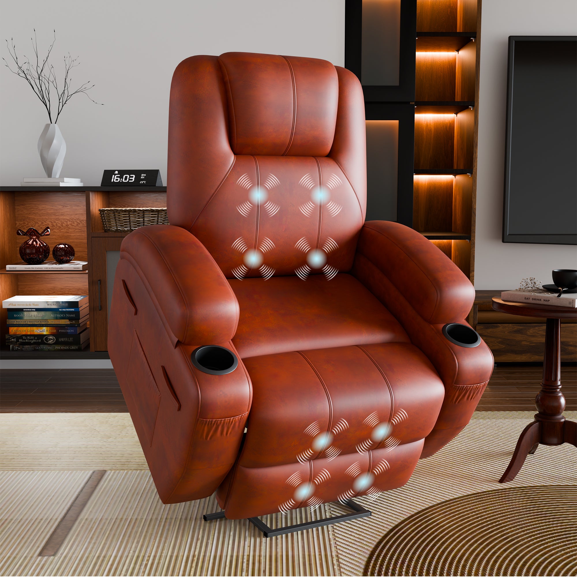 homall-recliner-chair-relaxsessel-schwarz-mit-massage-aufstehhilfe image 2