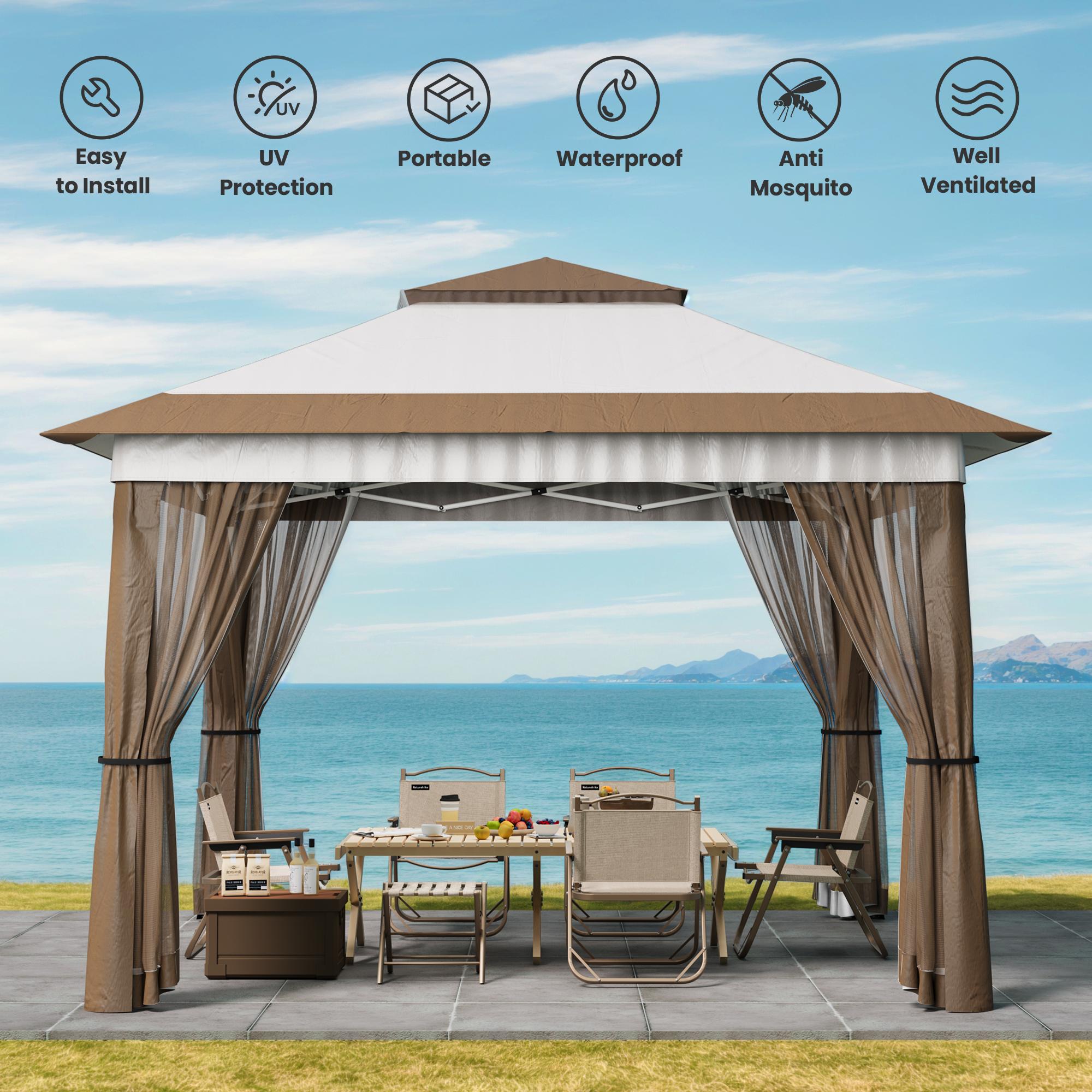 bealife-ct20-pavillon-faltpavillon-beige-3-35x3-35m-uv image 4
