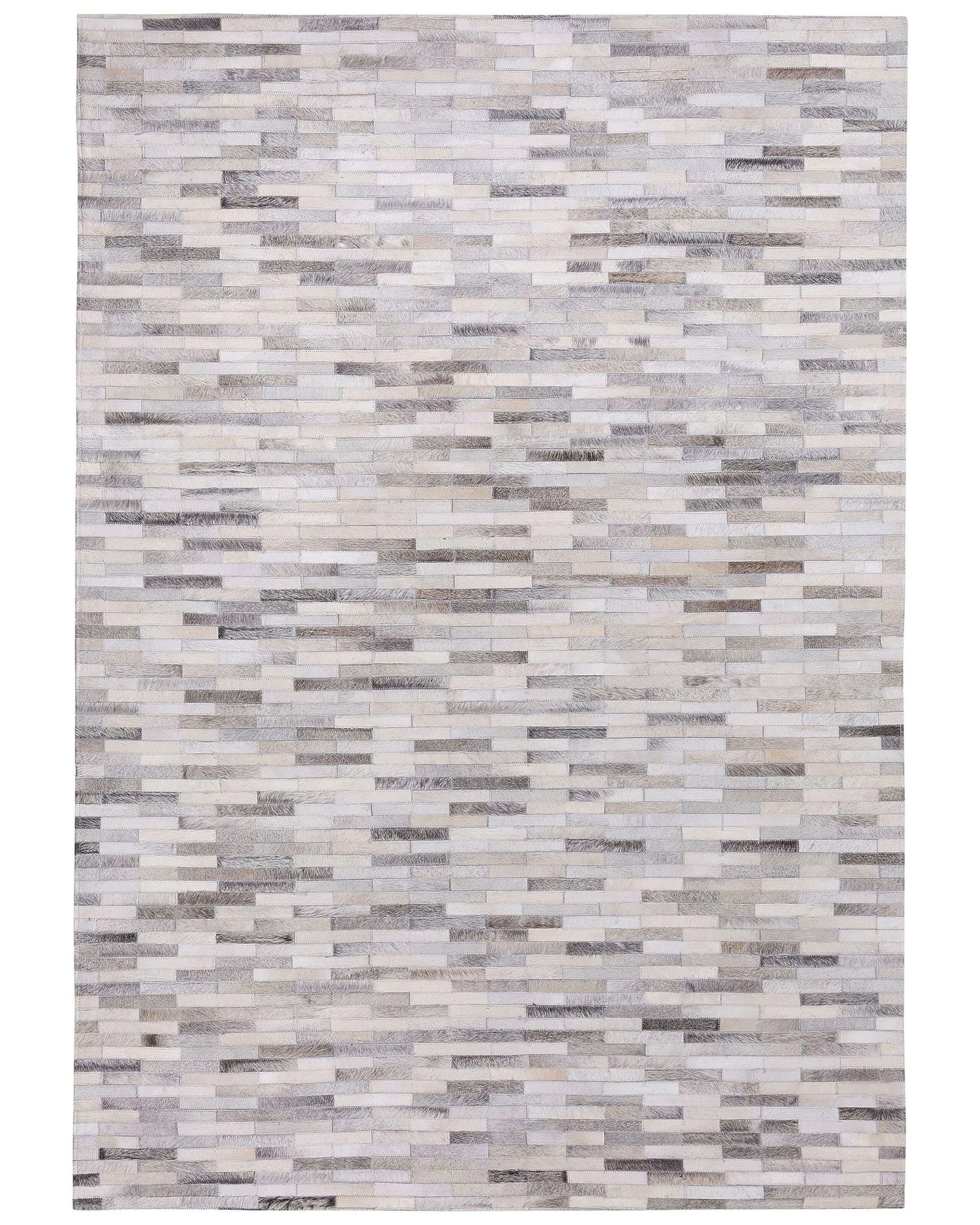 beliani-ahilli-teppich-grau-rinderfell-140x200-streifen image 7