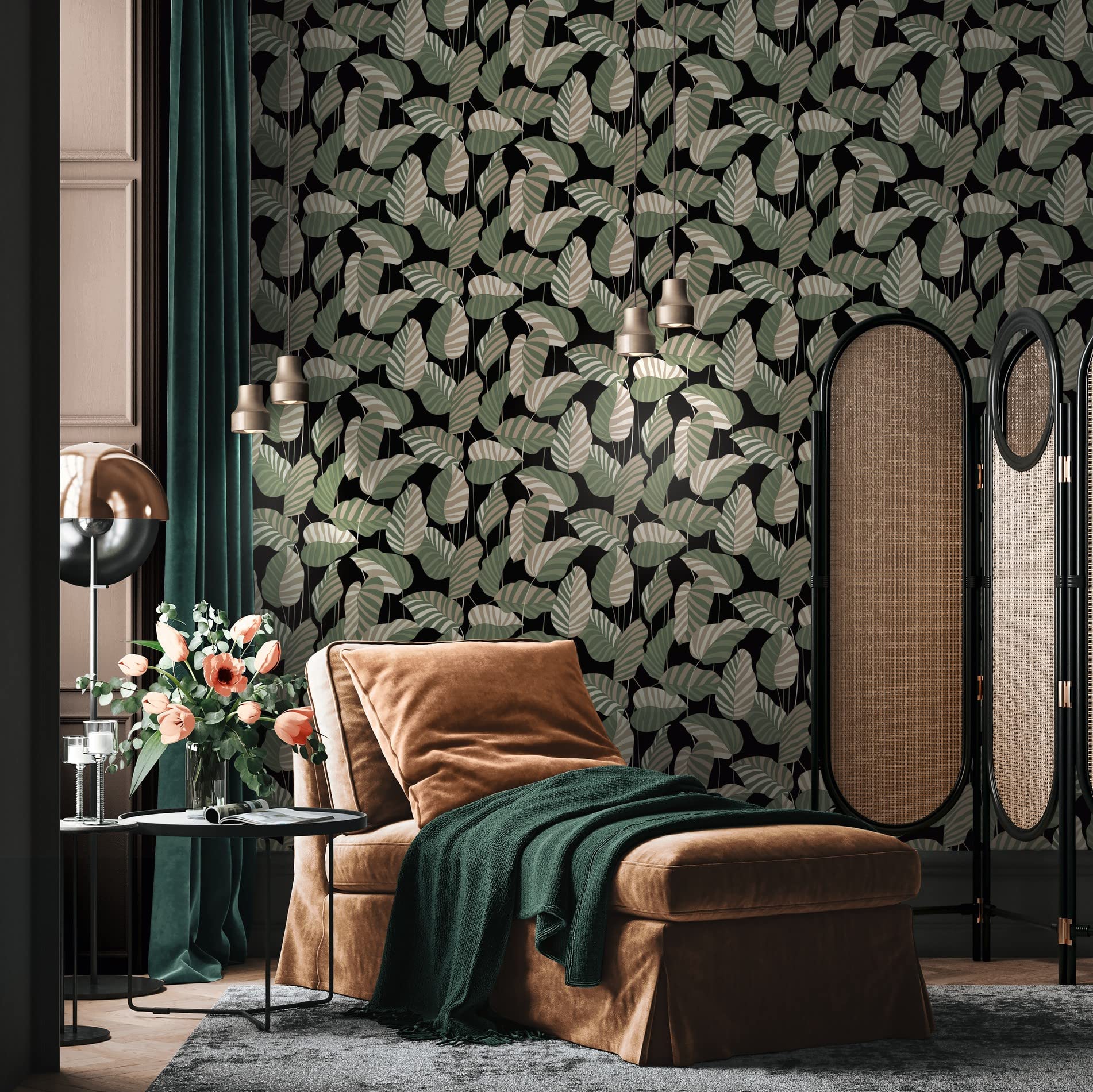 a-s-cr-ation-antigua-390942-vliestapete-schwarz-gold-floral image 7