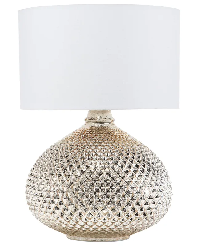 beliani-madon-tischlampe-gold-glas-creme-e14 image 1