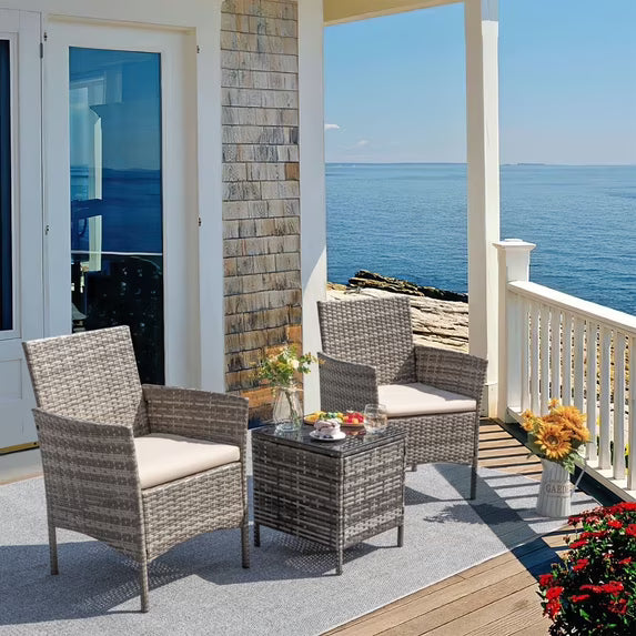 homall-patio-rattan-set-3-teilig-grau-beige-mit-tisch image 2