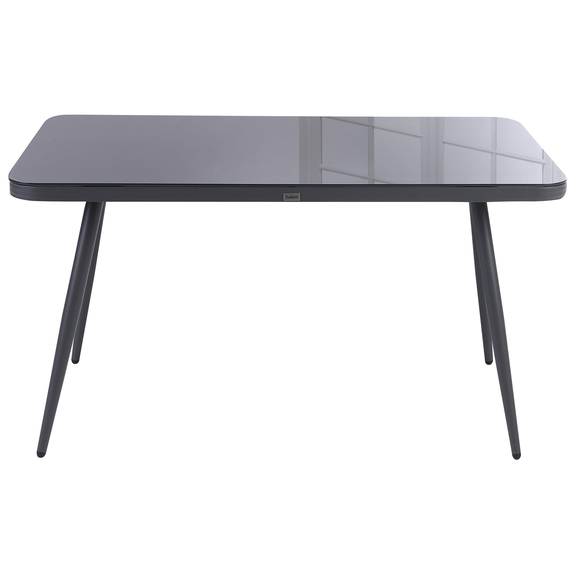 beliani-lipari-gartentisch-grau-140x80-glas-steinoptik image 4