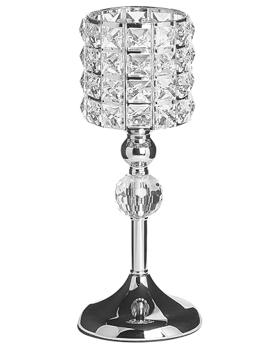 beliani-avord-kerzenst-nder-33-cm-glas-silbern image 7