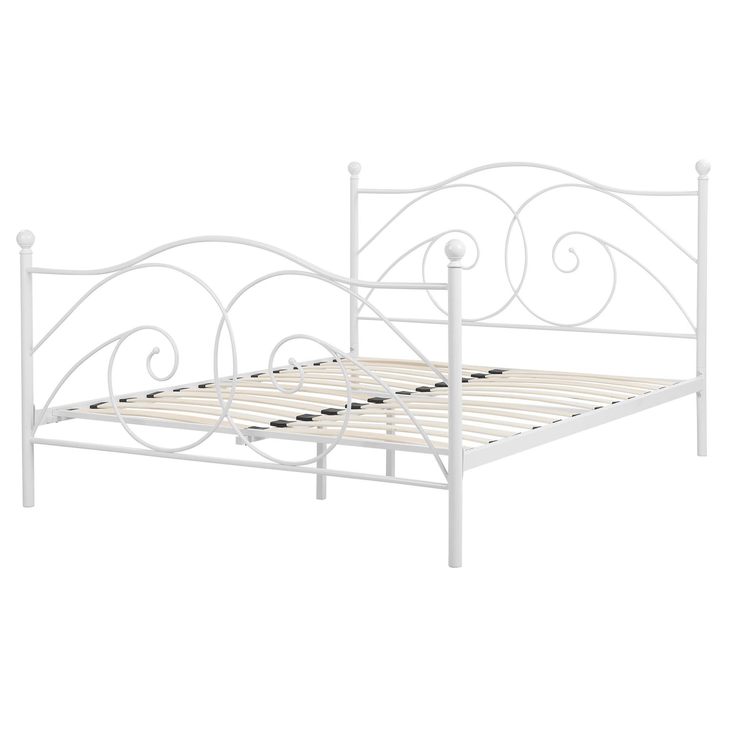 beliani-dinard-metallbett-160x200-wei-romantisch image 6