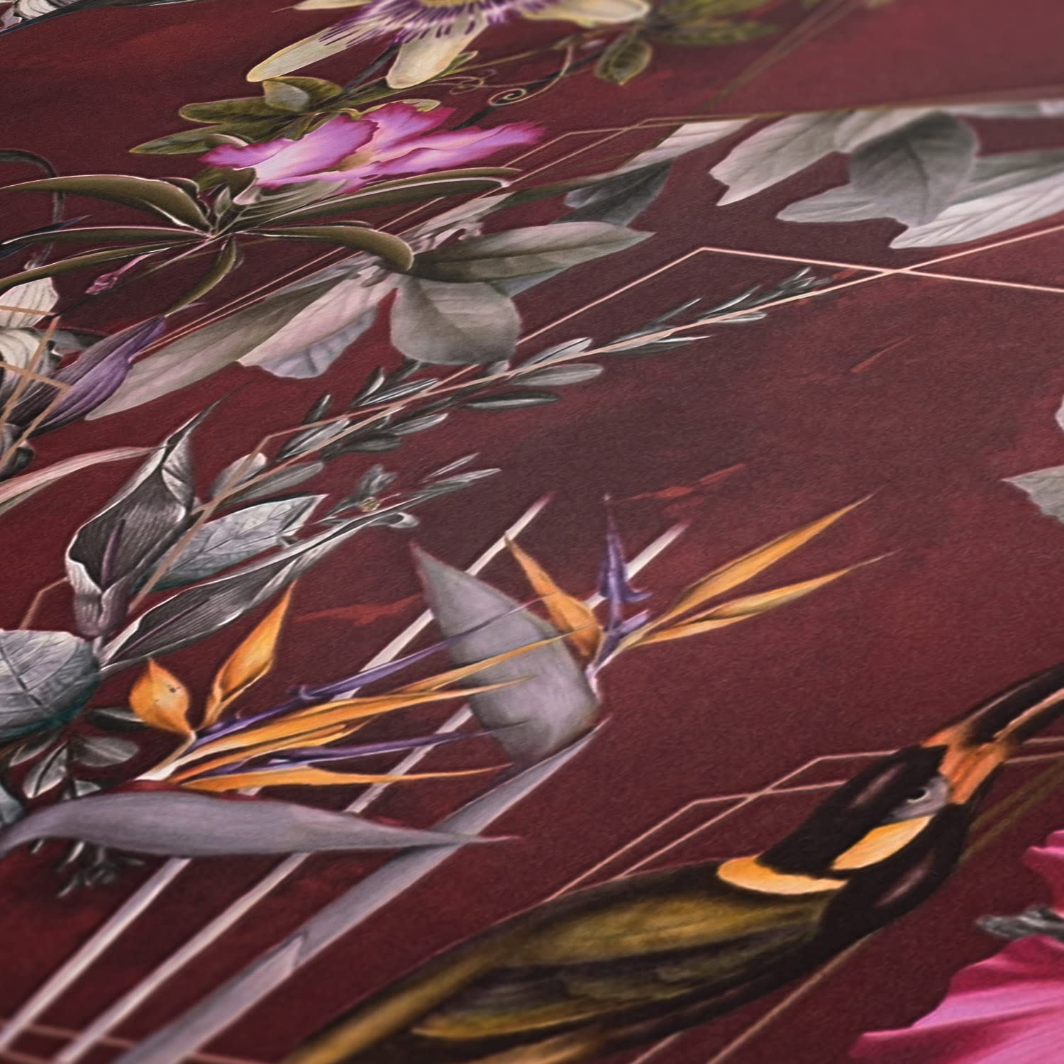 a-s-cr-ation-dream-flowery-381785-vogeltapete-rot-vlies image 3