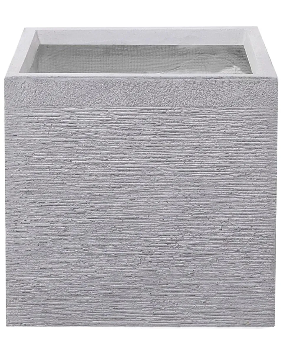 beliani-paros-blumentopf-40x40x38-cm-hellgrau-52-l image 1
