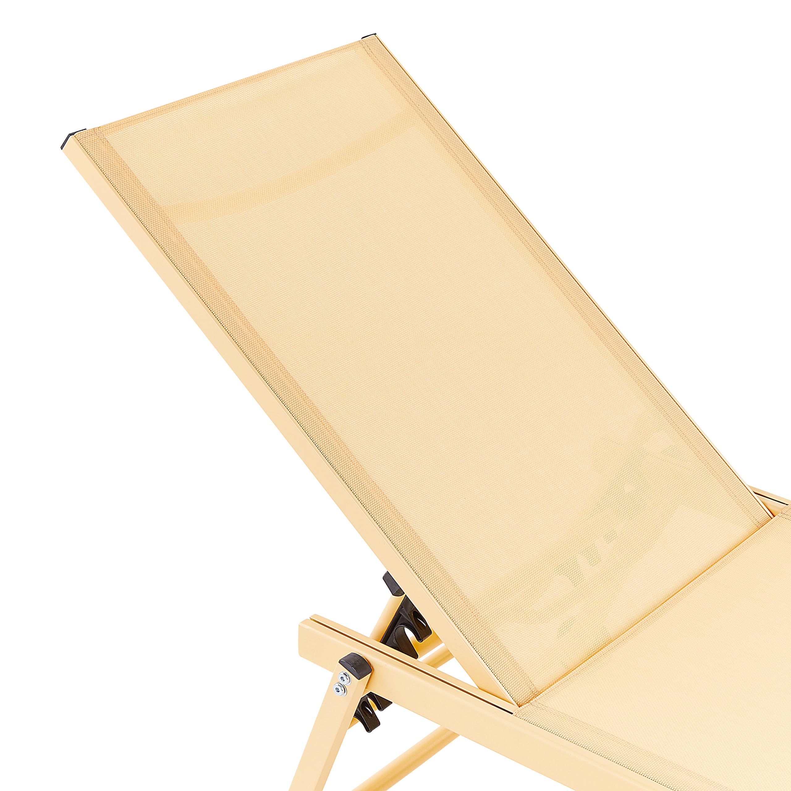 beliani-portofino-sonnenliege-gelb-mit-rollen-verstellbar image 4