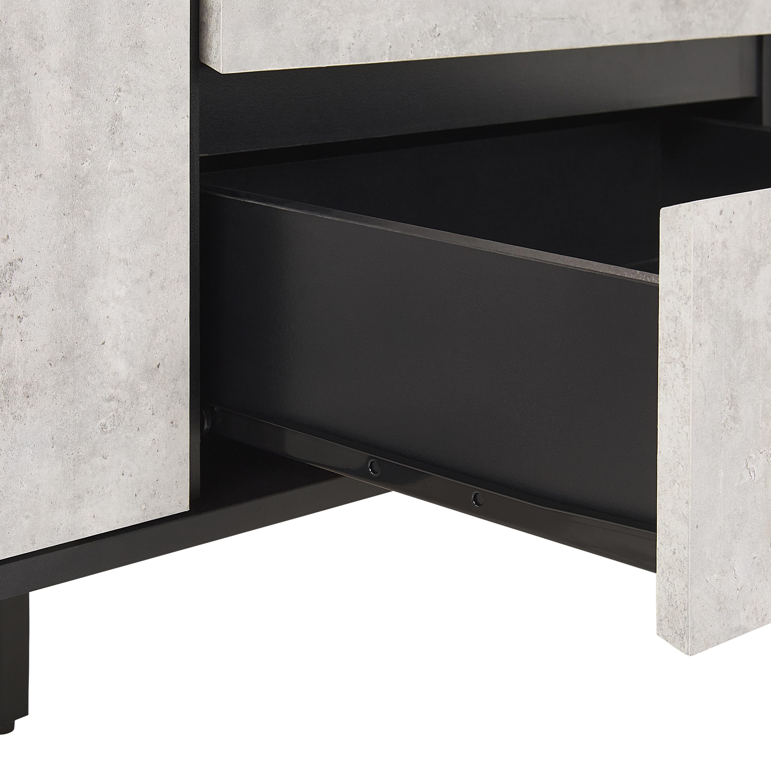 beliani-blackpool-sideboard-betonoptik-grau-schwarz-177x40x75-cm image 7