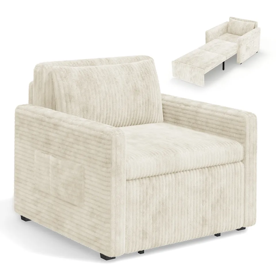 bealife-ar14-schlafsofa-cord-wei-3-in-1-f-r-1-person image 1