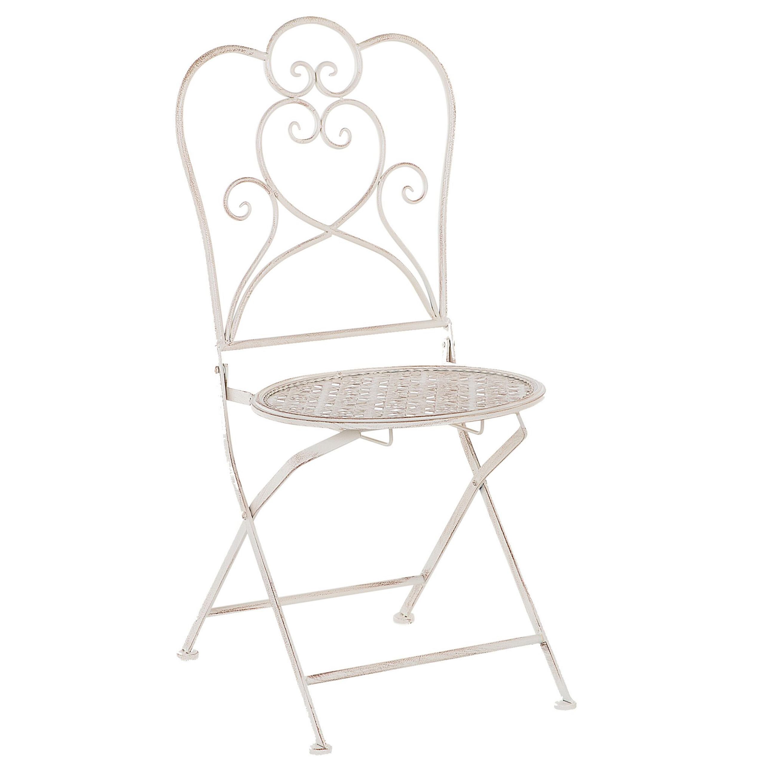beliani-trieste-bistro-set-beige-metall-2-st-hle-tisch image 6