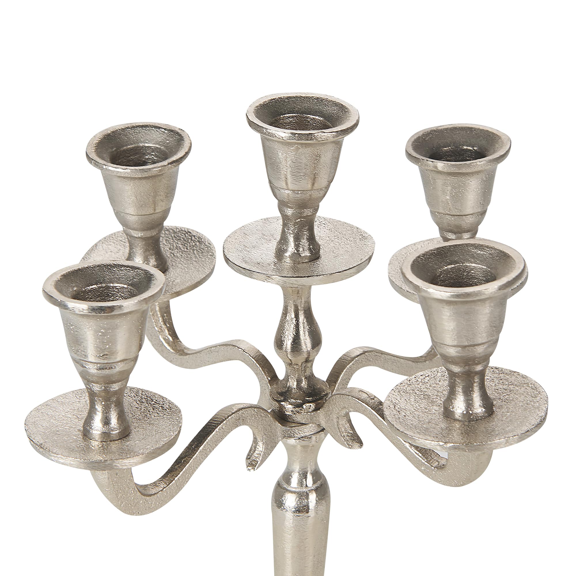 beliani-petra-kerzenst-nder-aluminium-silber-5-armig image 4