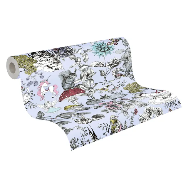 a-s-cr-ation-little-love-381202-kindertapete-grau-bunt-vlies image 1