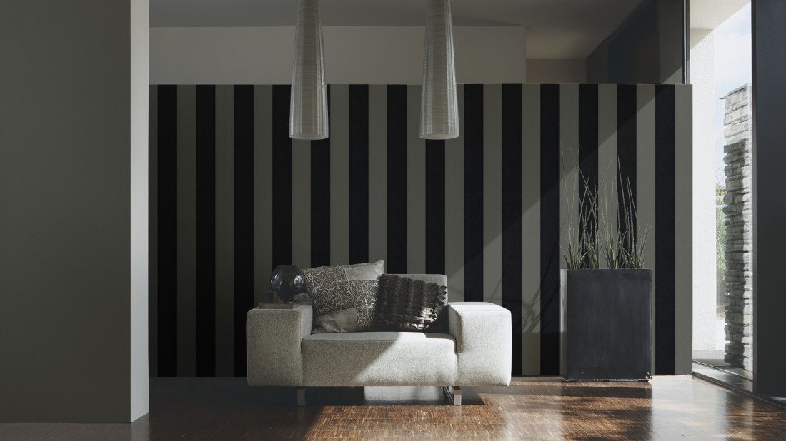 architects-paper-castello-33581-5-vliestapete-blockstreifen-grau-metallic image 2