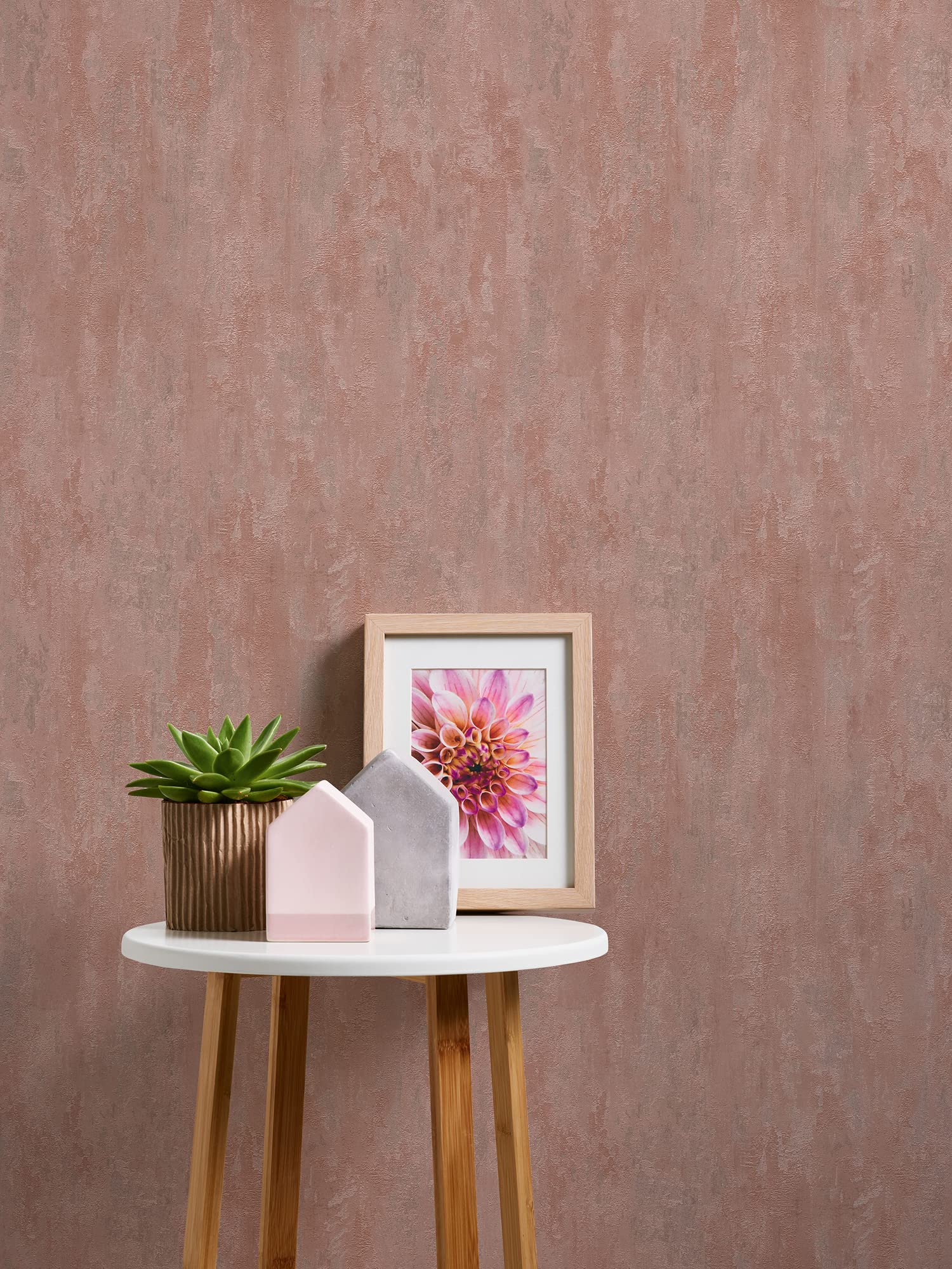 a-s-cr-ation-havanna-vintage-vliestapete-rost-rose-metallic image 4