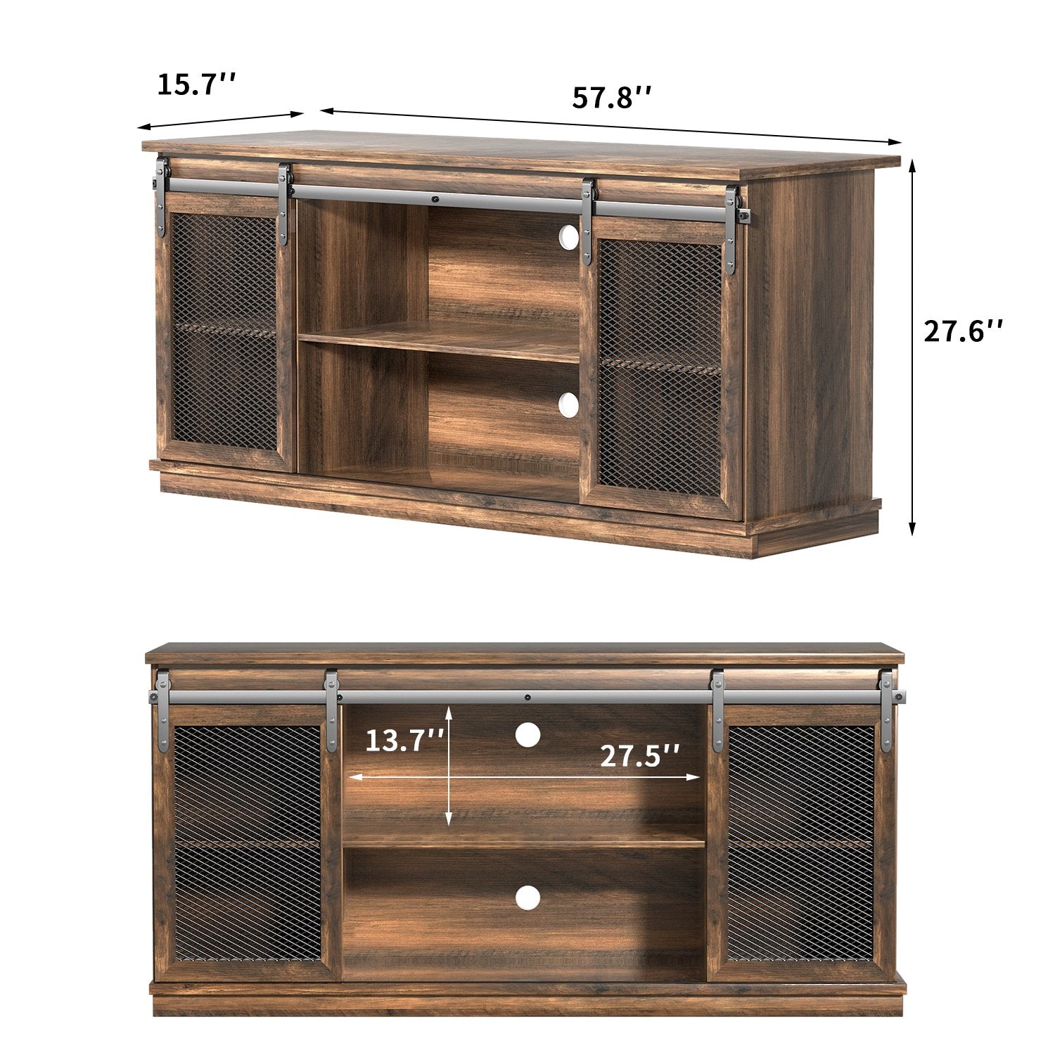 homall-farmhouse-tv-stand-lowboard-braun-f-r-65-zoll image 6