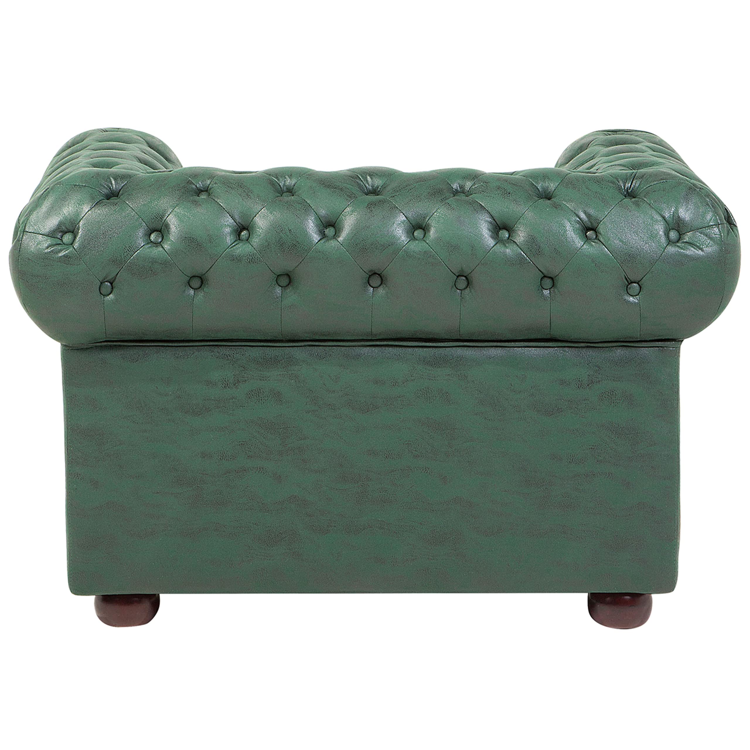 beliani-chesterfield-sessel-gr-n-kunstleder-eiche image 5