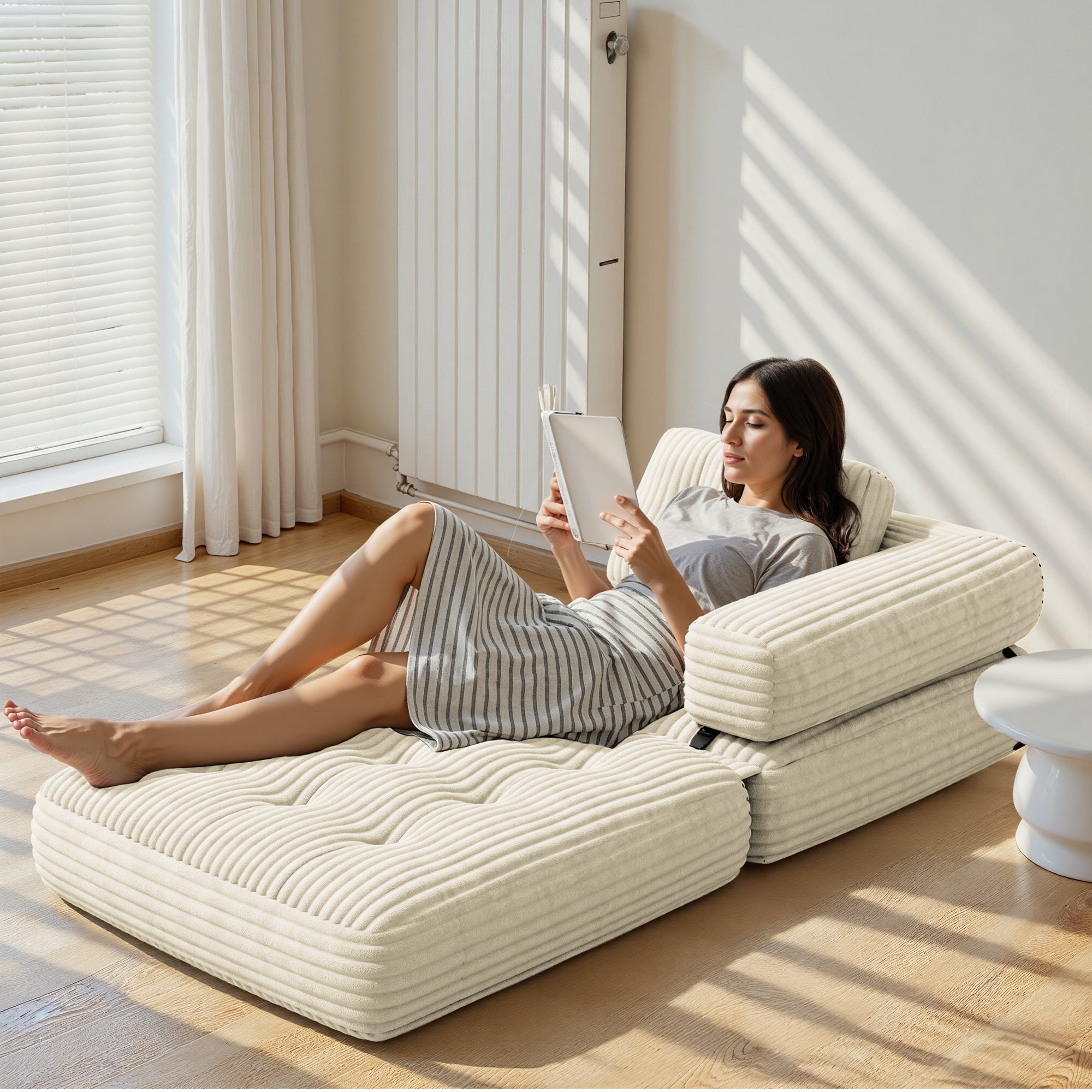 bealife-ar34-schlafsofa-sitzsack-g-stebett-schwarz-faltbar-cord image 7