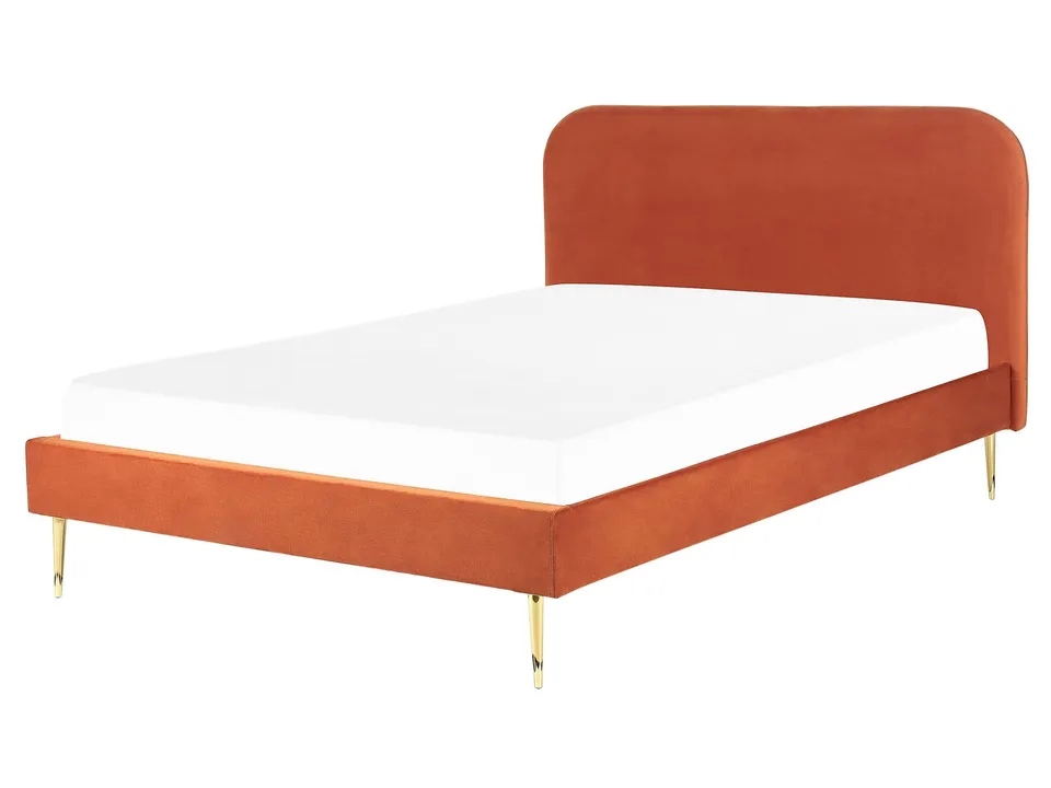 beliani-flayat-polsterbett-samt-orange-160x200-goldf-e image 1
