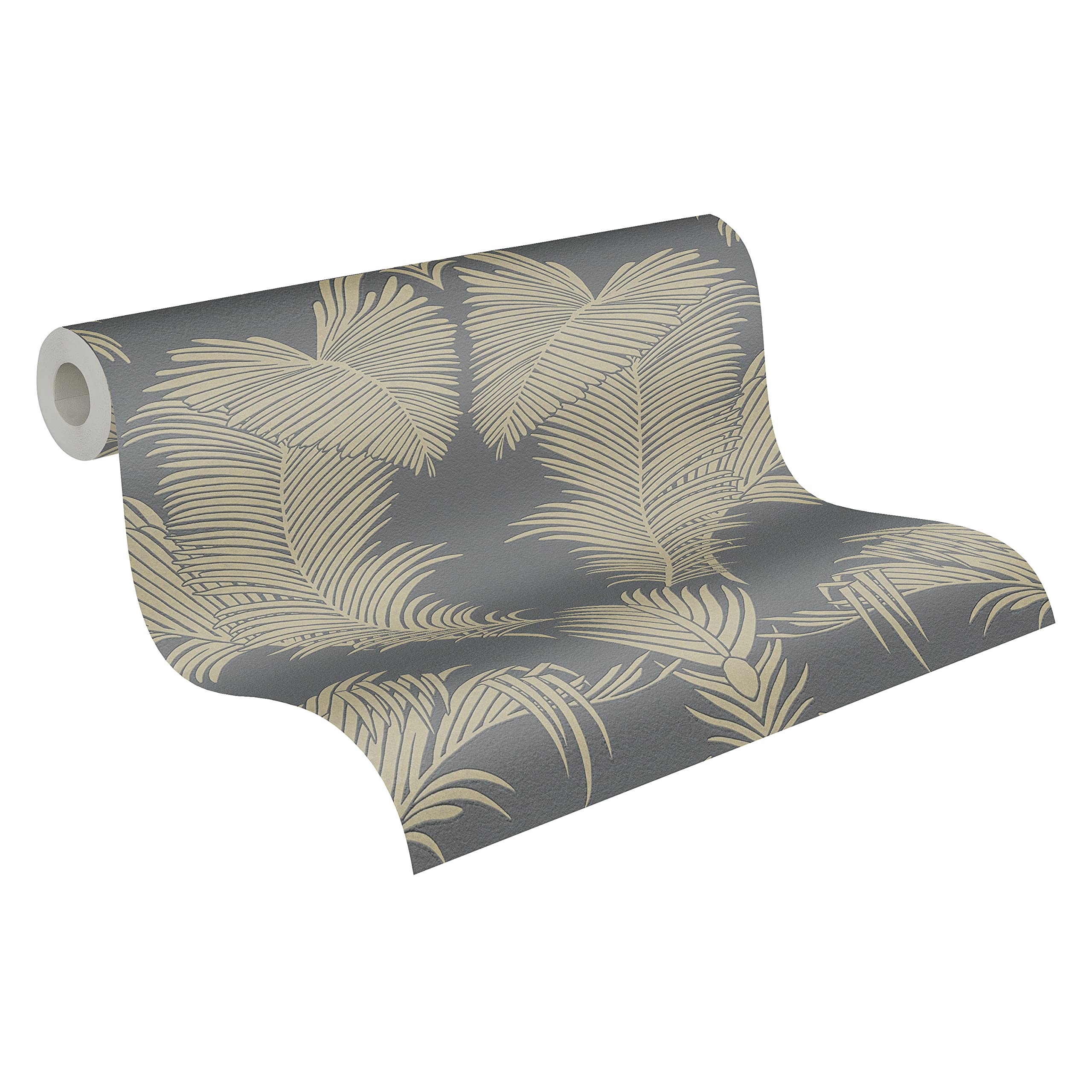 a-s-cr-ation-trendwall-2-vliestapete-palmen-gold-10-05m image 1
