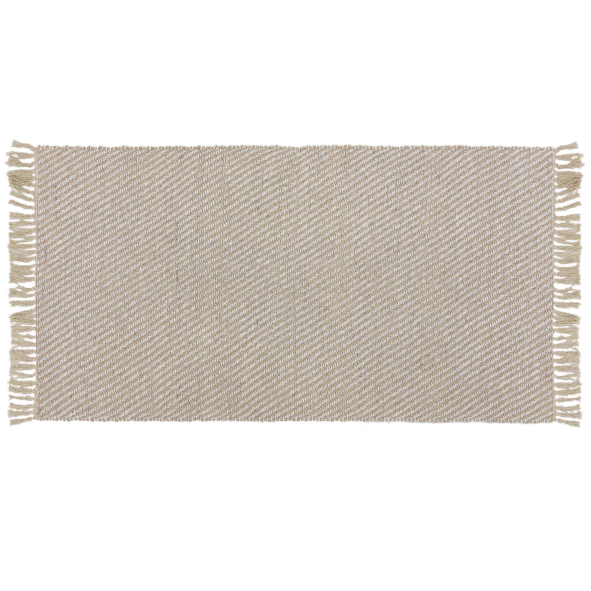 beliani-aladag-teppich-80x150-beige-boho-fransen image 4