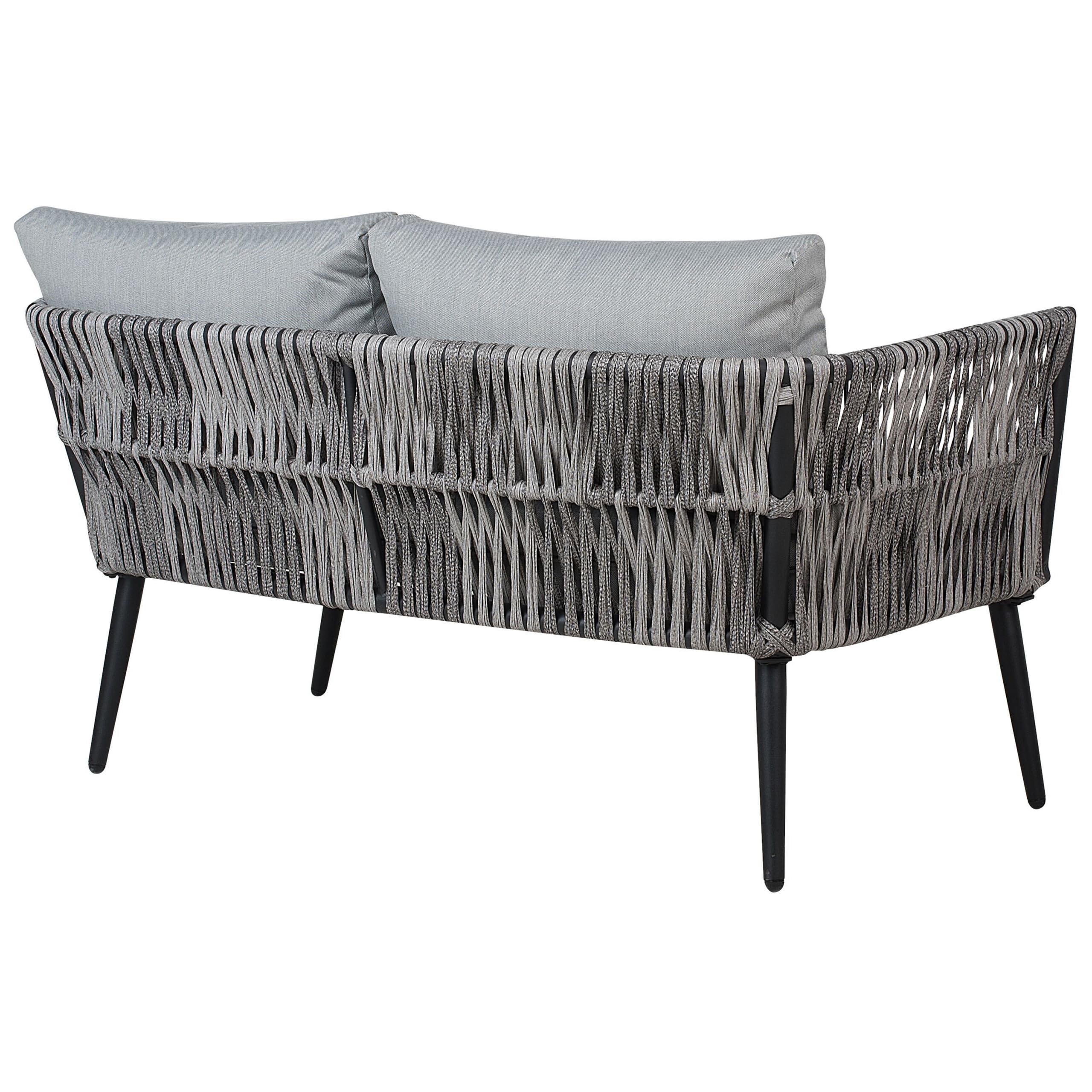 beliani-preveza-garten-set-rattan-grau-schwarz-4-sitzer image 8
