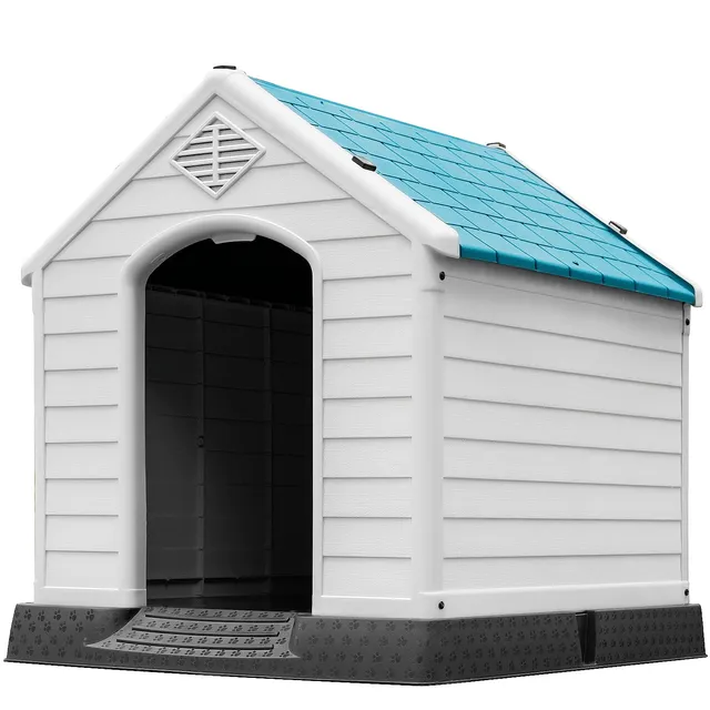 homall-hundeh-tte-kunststoff-hundehaus-grau-gr-e-l image 1