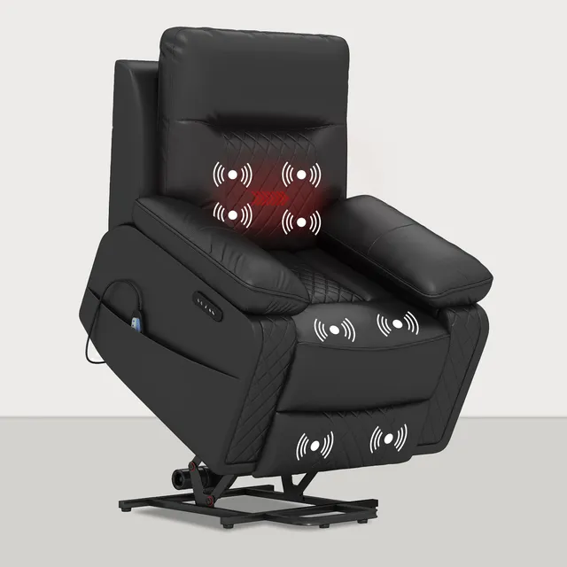 homall-recliner-chair-aufstehsessel-massage-w-rme image 1