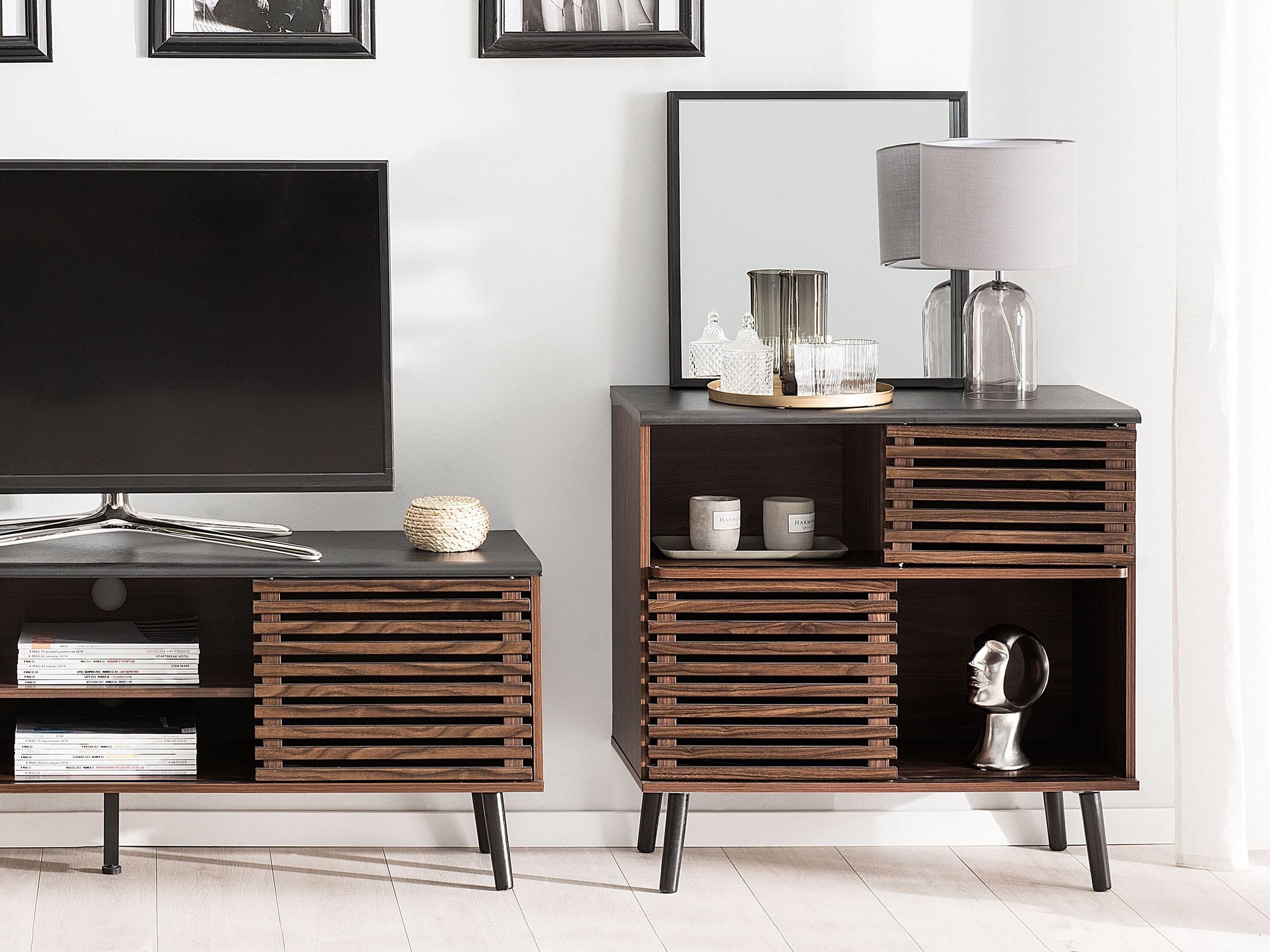 beliani-perth-sideboard-dunkel-schiebet-ren-kommode-80-cm image 2