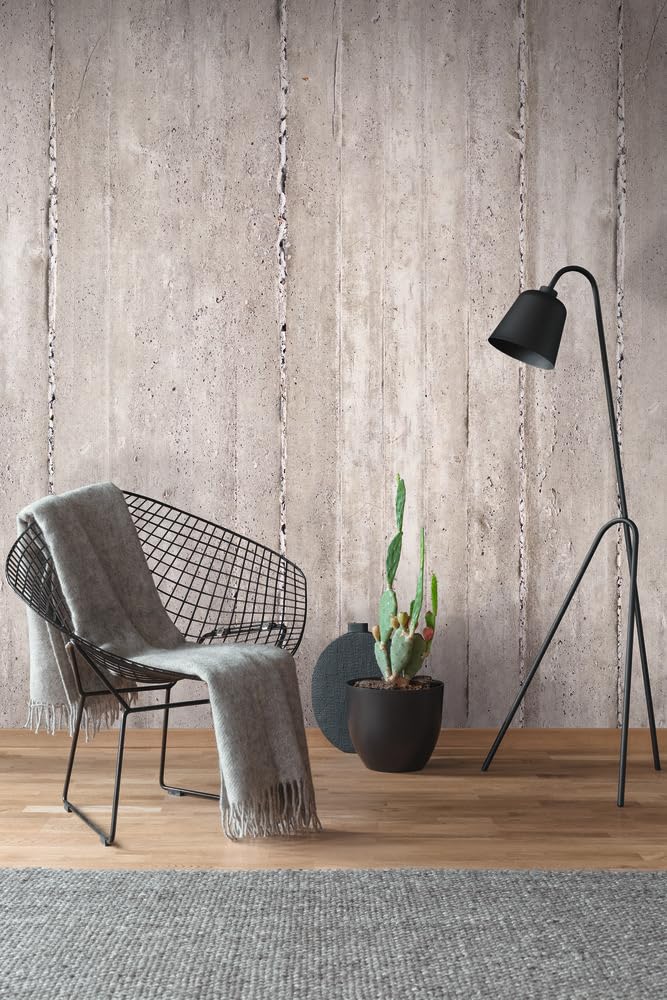 livingwalls-fototapete-betonoptik-creme-grau-2-80-m image 3