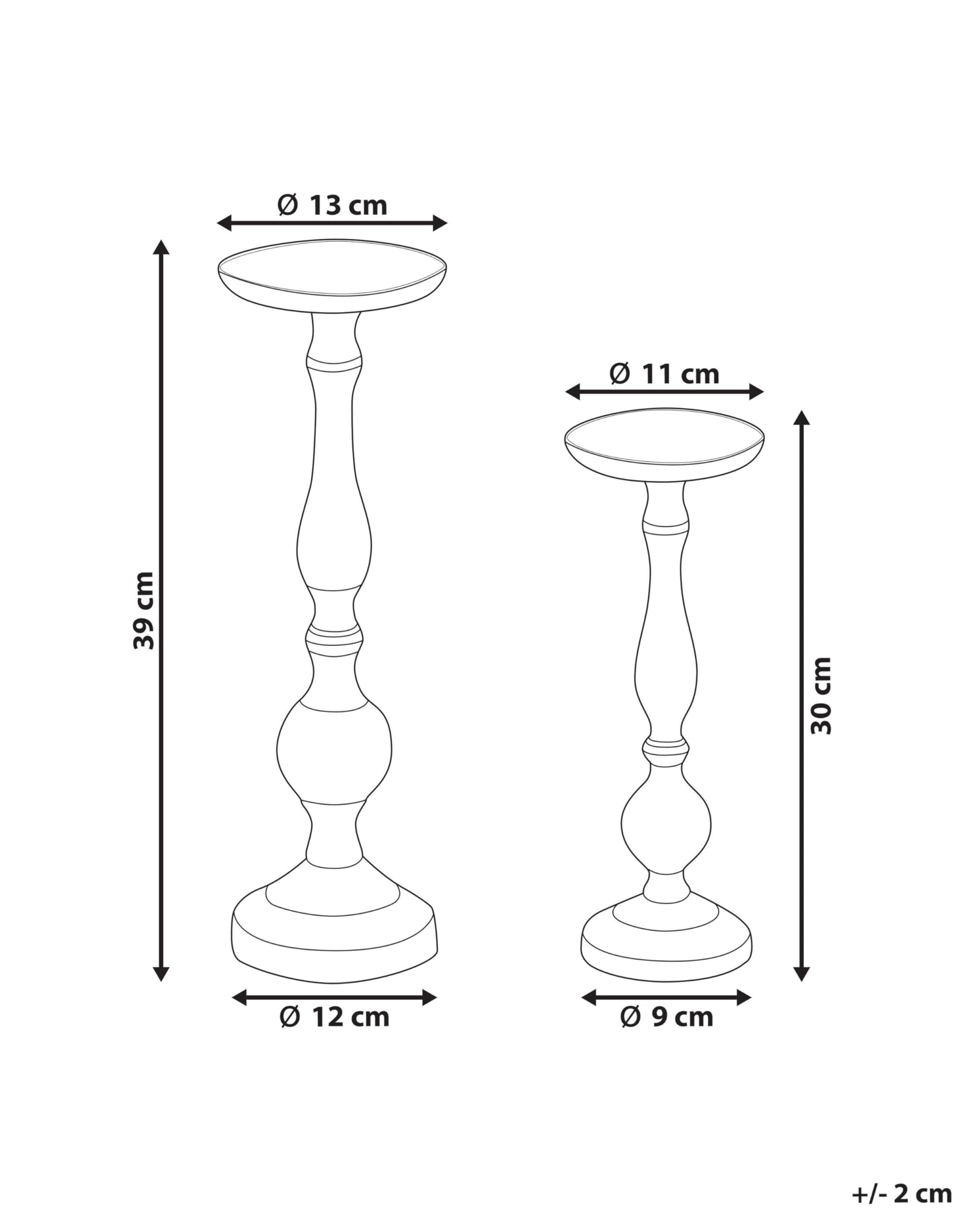 beliani-damru-kerzenst-nder-silber-2er-set-stumpenkerzen image 3