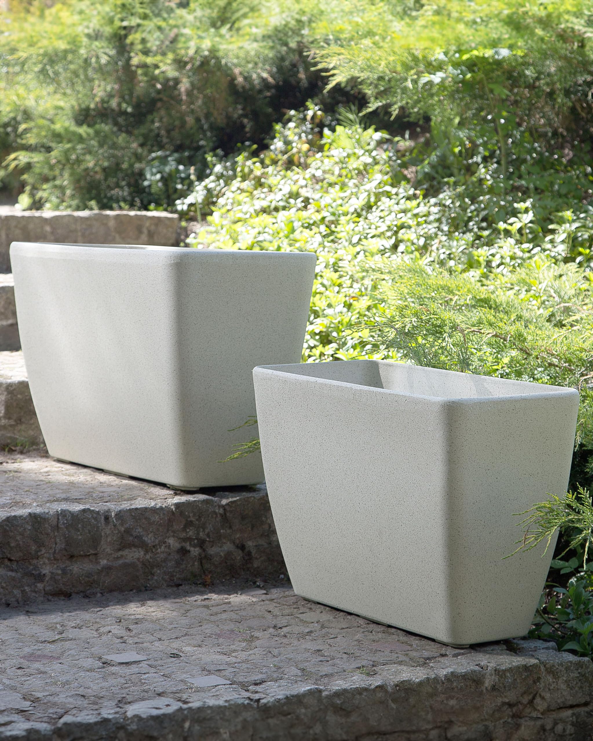 beliani-baris-blumentopf-klein-60x27x41-cm-hellbeige image 2