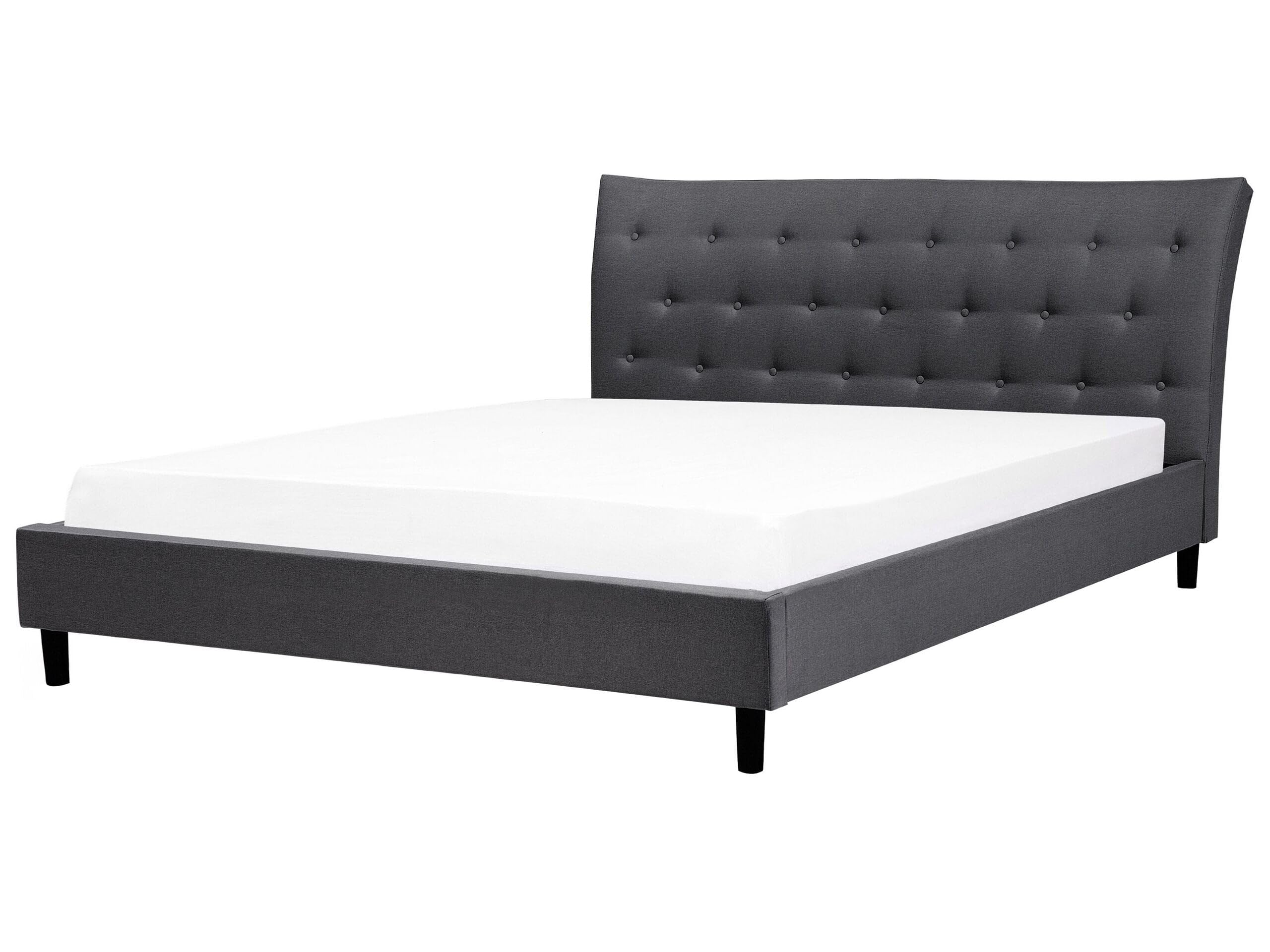 beliani-saverne-polsterbett-doppelbett-dunkelgrau-leinenoptik image 1