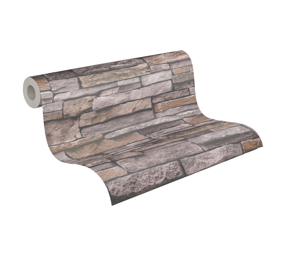 a-s-cr-ation-terra-388133-vliestapete-steinoptik-grau-beige-10-05m image 1