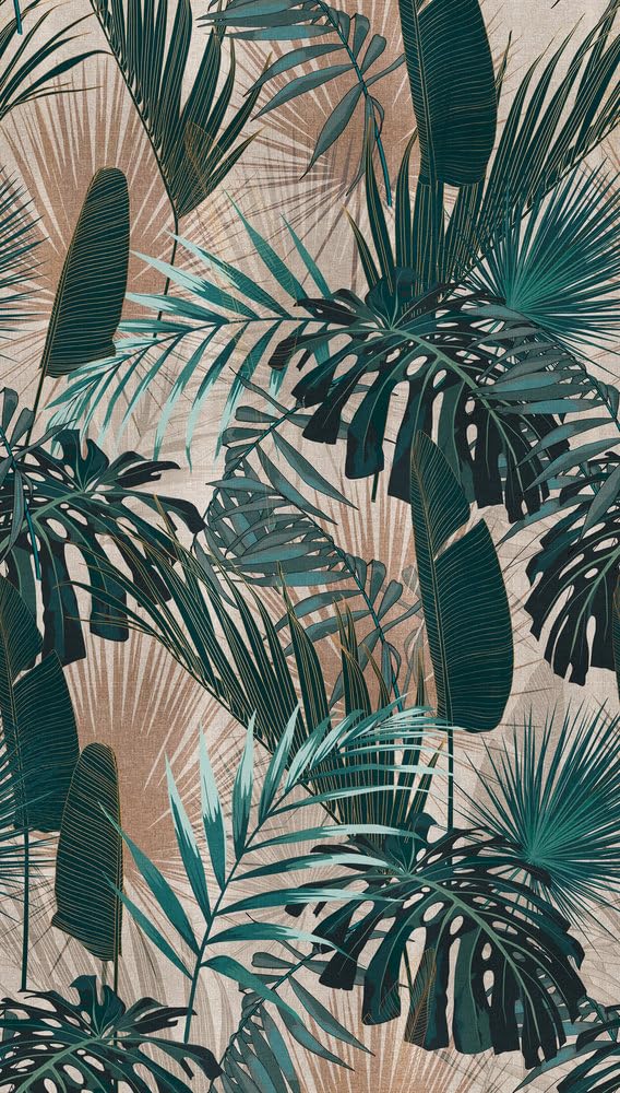 livingwalls-travel-styles-palmenblatttapete-gr-n-beige-1-59x2-8m image 1