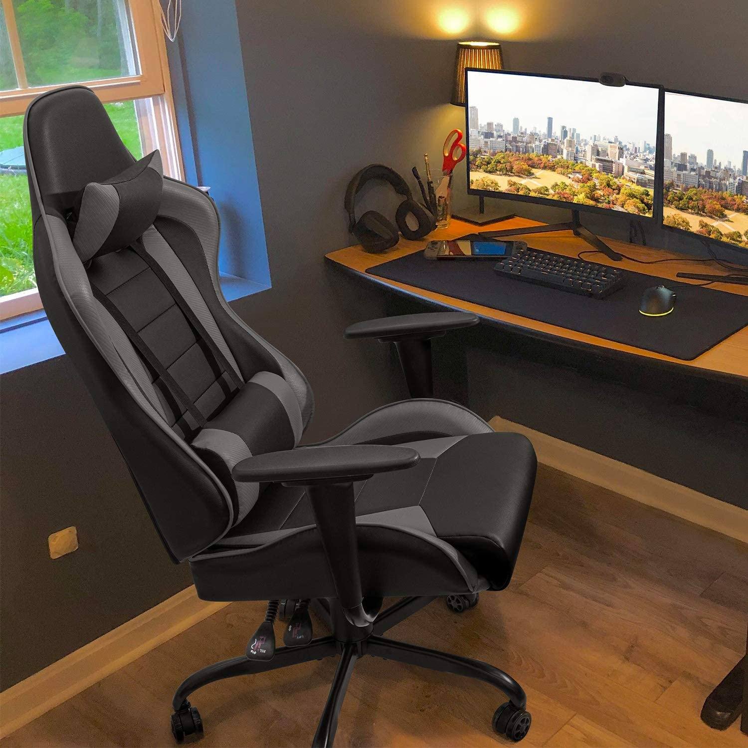homall-gaming-stuhl-b-rostuhl-pu-leder-blau-h-henverstellbar image 7