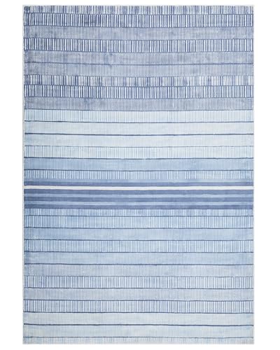 beliani-yardere-teppich-160x230-cm-hellblau-viskose-gestreift image 7