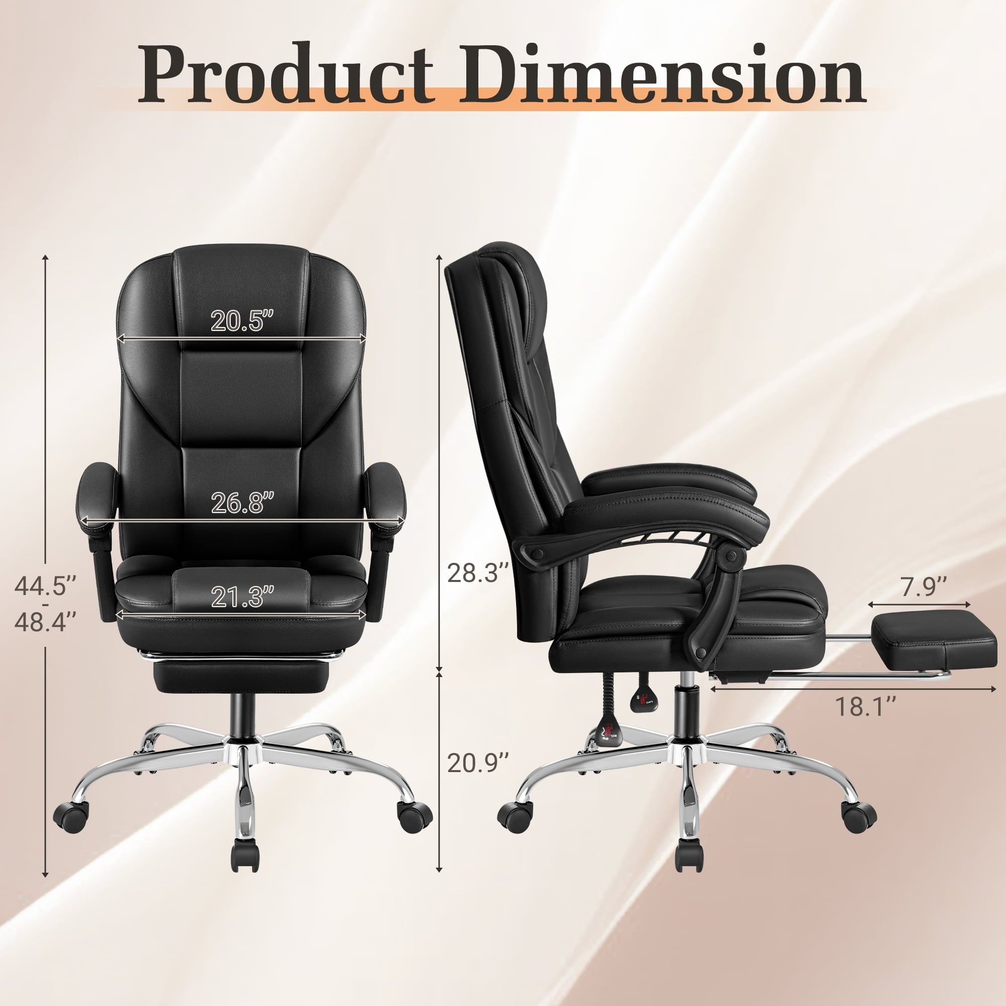 homall-recliner-chair-b-rostuhl-leder-schwarz-massage image 7
