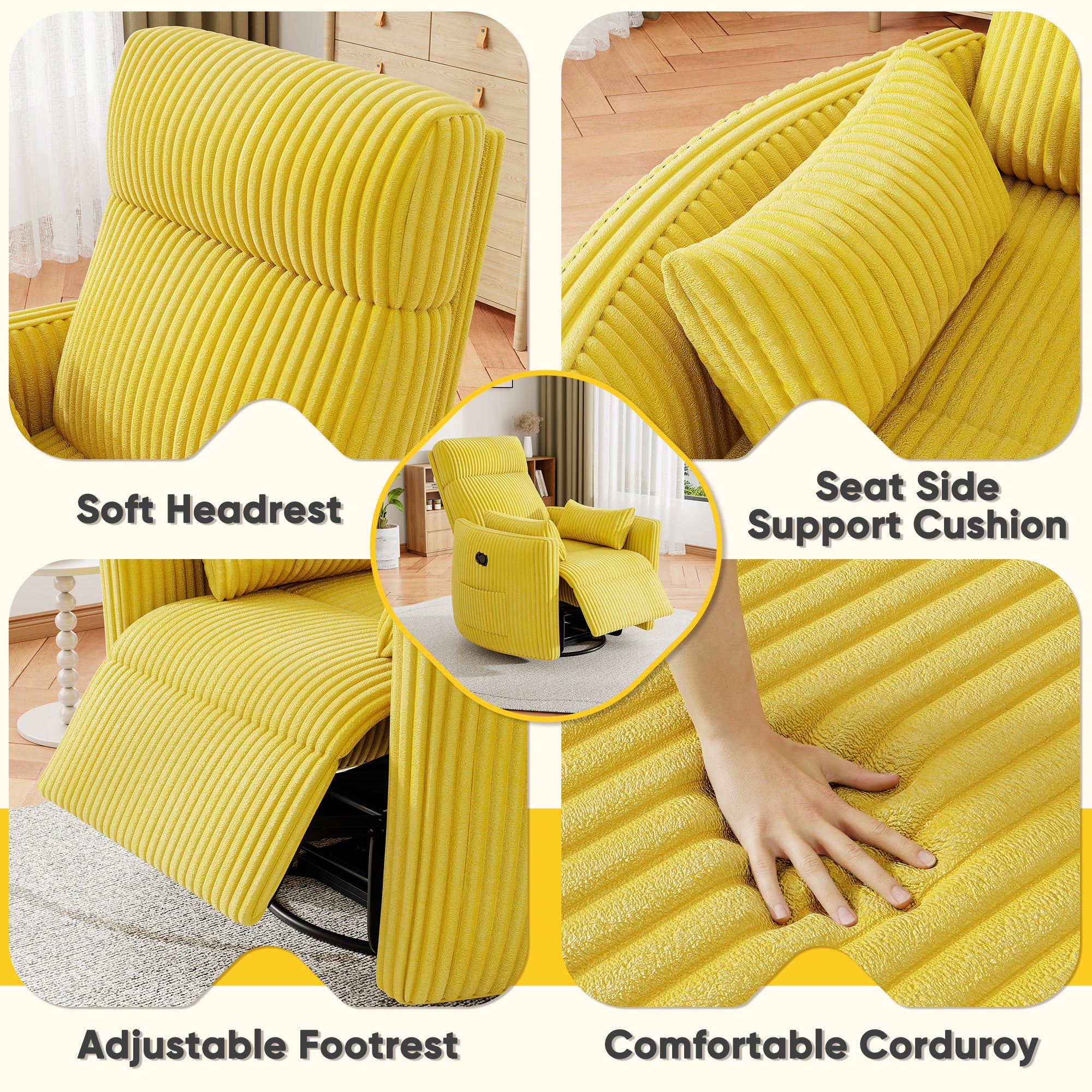 homall-recliner-relaxsessel-drehbar-dunkelgrau-mit-massage image 3