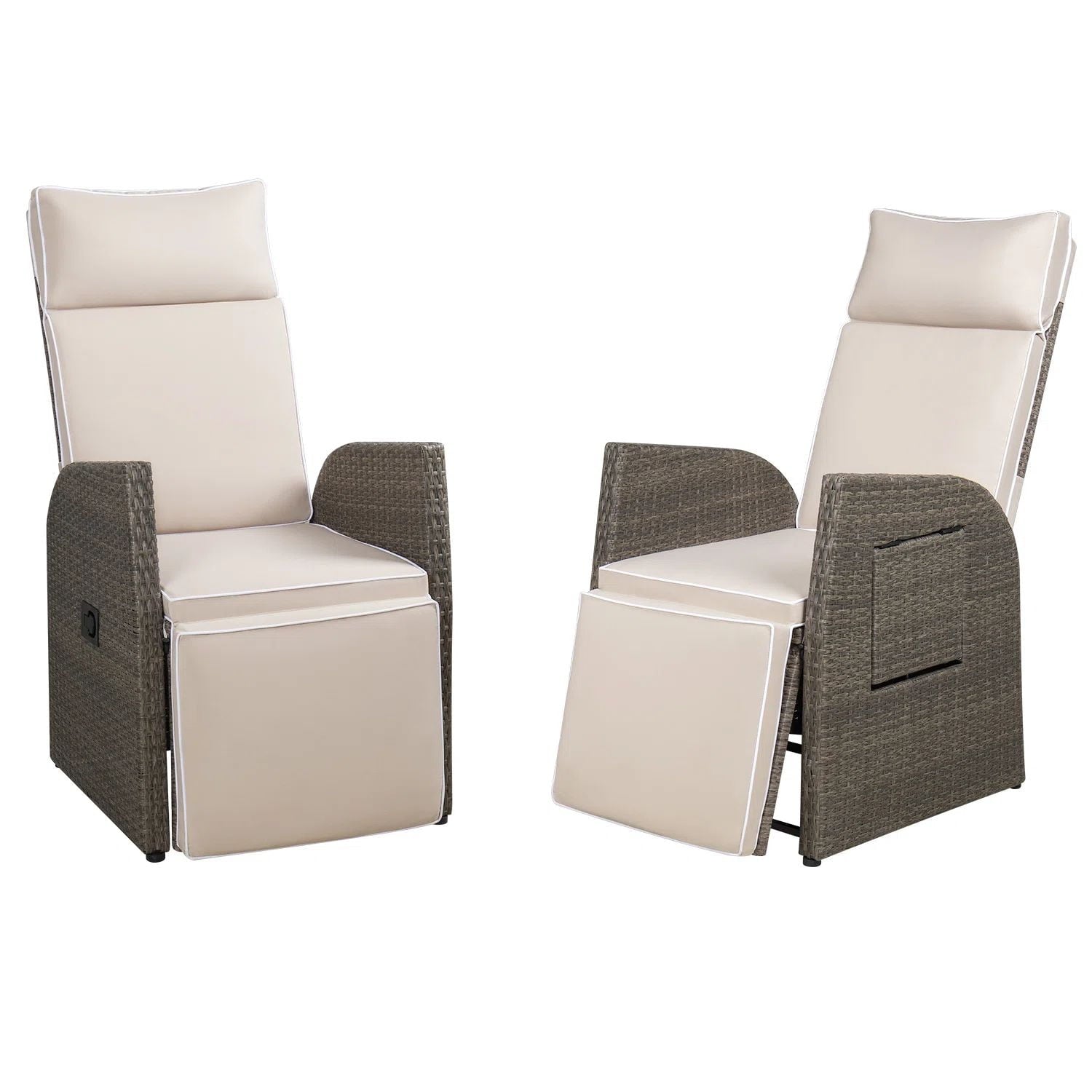 homall-patio-furniture-liegestuhl-2er-set-beige-rattan image 3